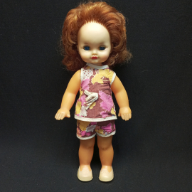 Кукла Наташа  ф-ка "Мир"  35 см, родная одежда и обувь 